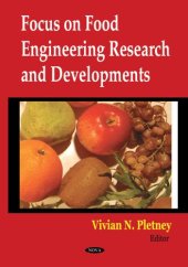 book Focus on Food Engineering Research and Developments