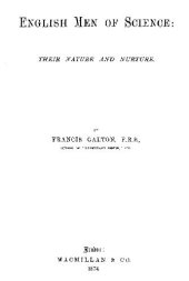 book galton-men-science