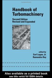 book Handbook of Turbomachinery