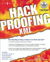 book HACK PROOFING XML