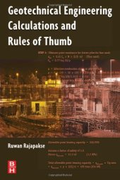 book Geotechnical Engineering Calculations and Rules-of-Thumb