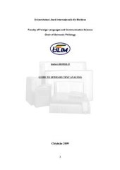 book Guide to literary text analysis