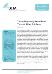 book Turkey between Syria and Israel: Turkey’s Rising Soft Power