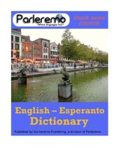 book Parleremo English-Esperanto Esperanto-English Dictionary