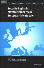 book Security Rights in Movable Property in European Private Law