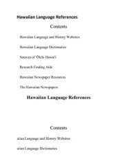 book Hawaiian Language References