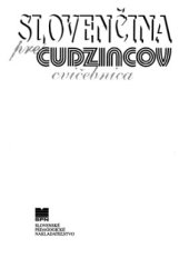 book Slovenčina pre cudzincov. Cvičebnica