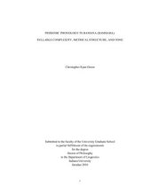 book Prosodic Phonology in Bamana (Bambara): Syllable Complexity, Metrical Structure and Tone