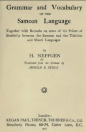 book Grammar and Vocabulary of the Samoan Language