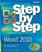 book Microsoft Word 2010 Step by Step (with Practice Files)