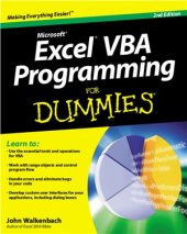 book Microsoft Excel VBA Programming For Dummies