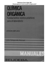 book Química orgánica. Fundamentos teórico-prácticos para el laboratorio