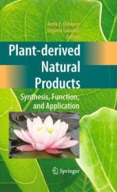 book Plant-derived Natural Products: Synthesis, Function, and Application