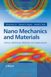 book Nano mechanics and materials: theory, multiscale methods and applications