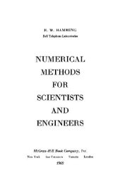 book Numerical Methods For Scientists And Engineers