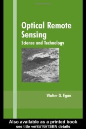book Optical remote sensing: science and technology