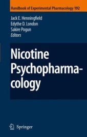 book Nicotine Psychopharmacology