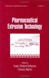 book PHARMACEUTICAL EXTRUSION TECHNOLOGY