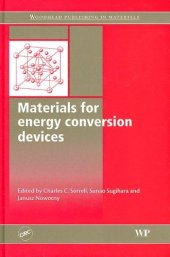 book Materials for energy conversion devices