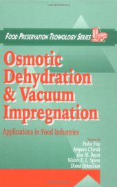 book Osmotic Dehydration and Vacuum Impregnation Applications in Food