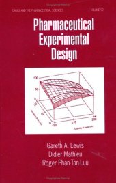 book Pharmaceutical Experimental Design