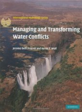 book Managing and Transforming Water Conflicts 