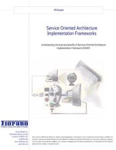 book Service Oriented Architecture Implementation Frameworks