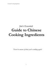 book Jim's Essential Guide to Chinese Cooking Ingredients