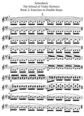 book The School of Violin Technics. Part 2. Exercises in Double Stops