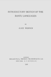 book Introductory Sketch of the Bantu Languages