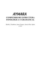 book Aymara: Compendio de estructura fonológica y gramatical