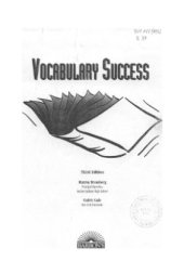 book Vocabulary Success