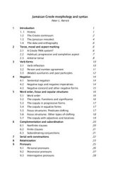 book Jamaican Creole morphology and syntax