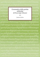 book Grammatica della parlata arbëreshe di Piana degli Albanesi