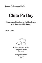 book Chita Pa Bay: Elementary Readings in Haitian Creole with Illustrated Dictionary