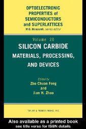 book Silicon Carbide Materials Processing Devices