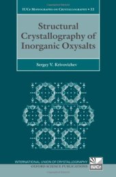 book Structural Crystallography of Inorganic Oxysalts