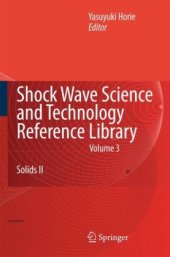 book Shock Wave Science and Technology Reference Library Solids