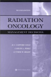 book Radiation Oncology Management Decisions