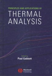 book Principles and Applications of Thermal Analysis