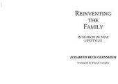 book Reinventing the family: in search of new lifestyles