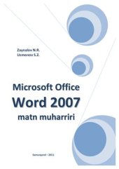 book Microsoft Office Word 2007 matn muxarriri