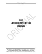 book The Screenwriting Bible