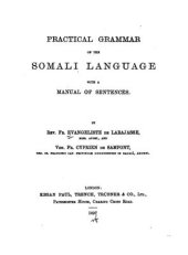 book Practical Grammar of the Somali Language with a Manual of Sentences