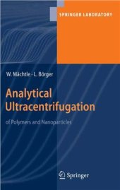 book Analytical Ultracentrifugation of Polymers and Nanoparticles