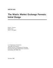 book The Matrix Market Exchange Formats: Initial Design