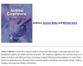 book Active contours (две части и ролики)