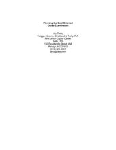 book Planning the Goal-Oriented Cross-Examination