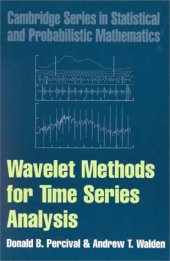 book Wavelet methods for time series analysis