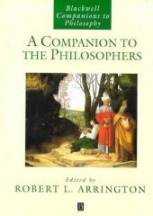 book A companion to the philosophers